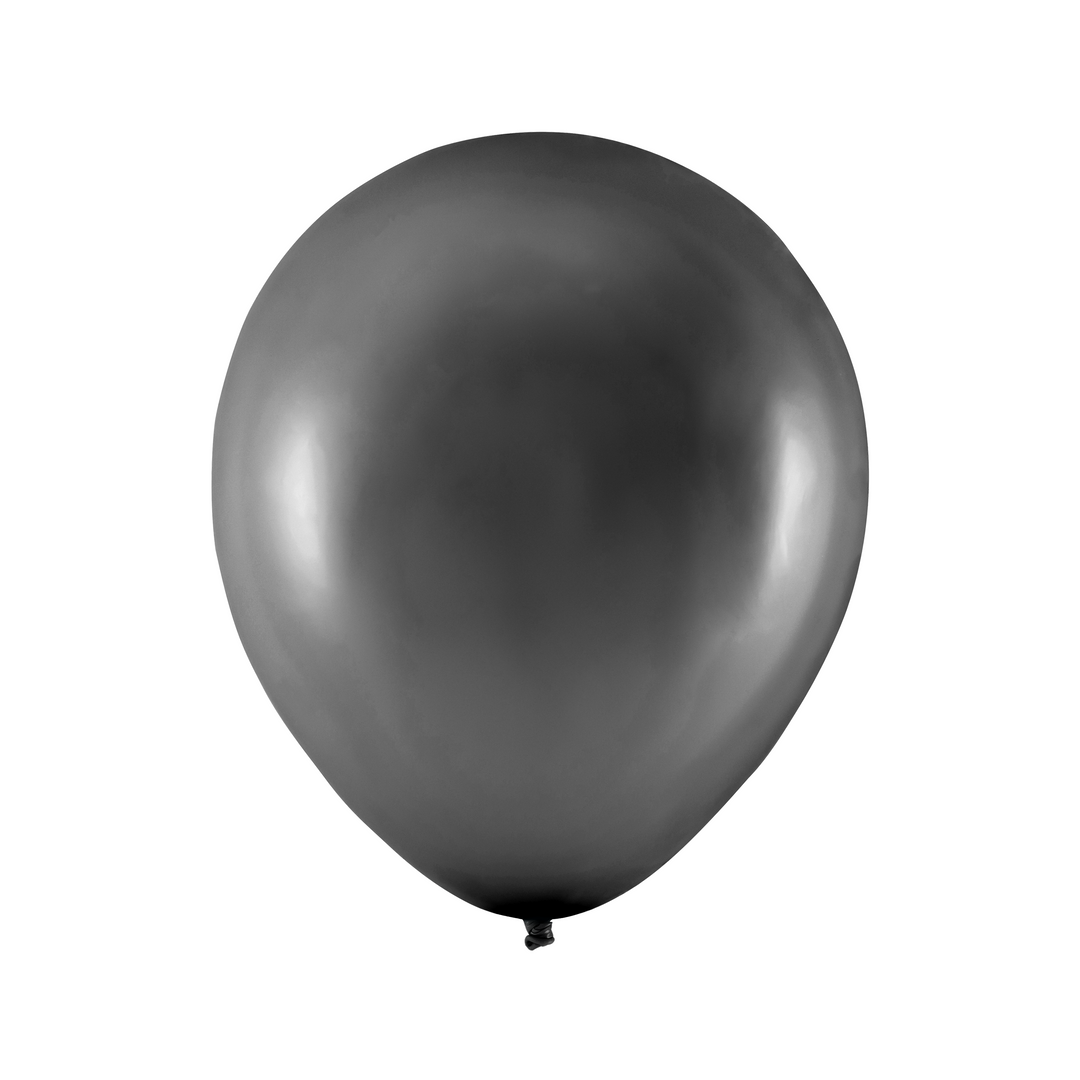 Balony metaliczne czarne 5cali 20szt.