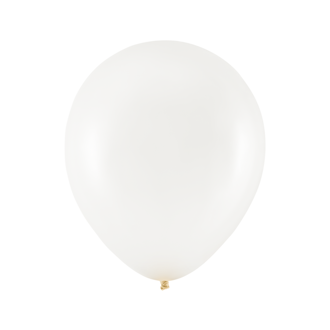 Balony metaliczne ecru 5cali 20szt.
