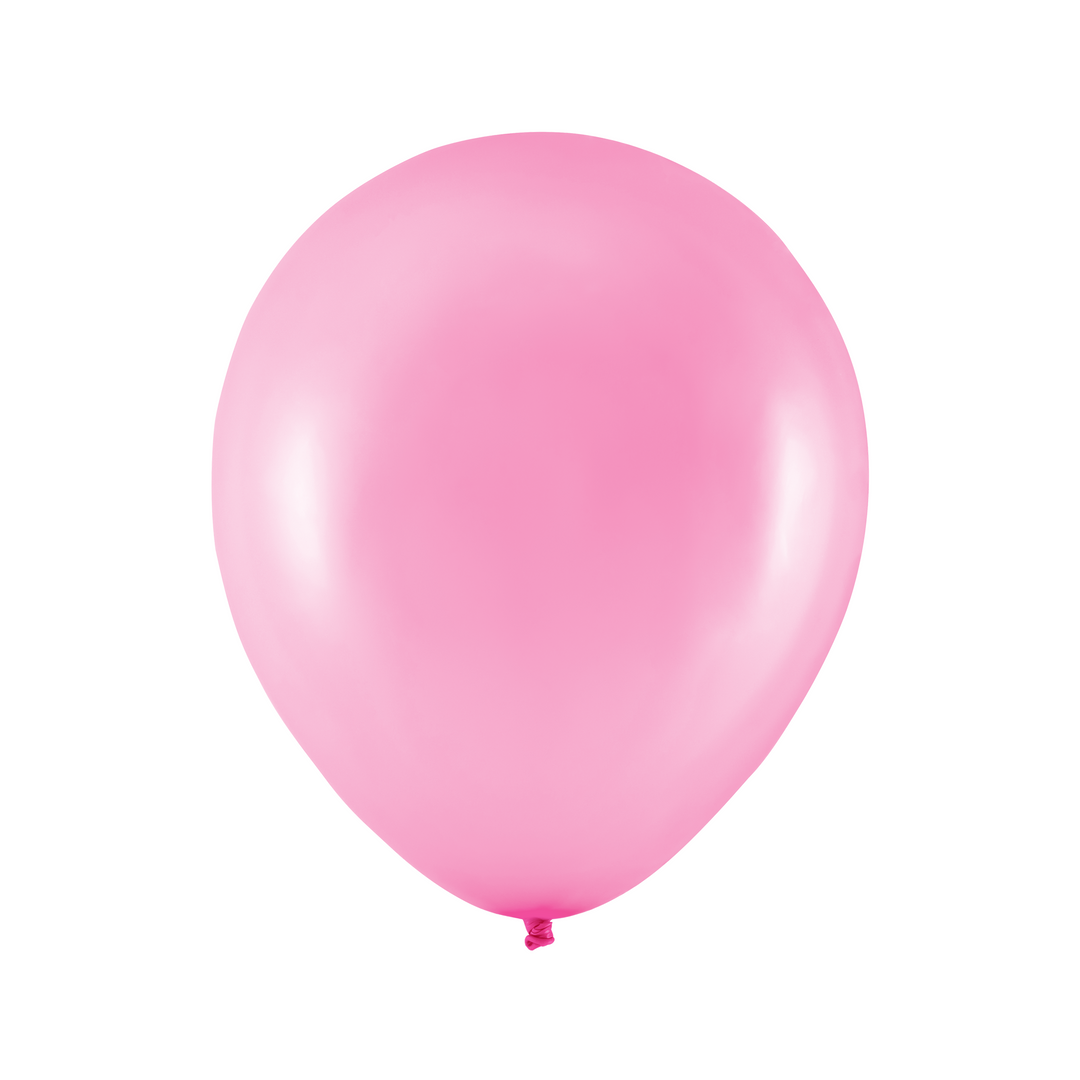 Balony metaliczne różowe 12 cali 100 szt.