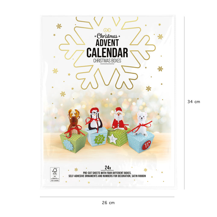 Kalendarz adwentowy Św. Mikołaj i spółka DIY 24szt.