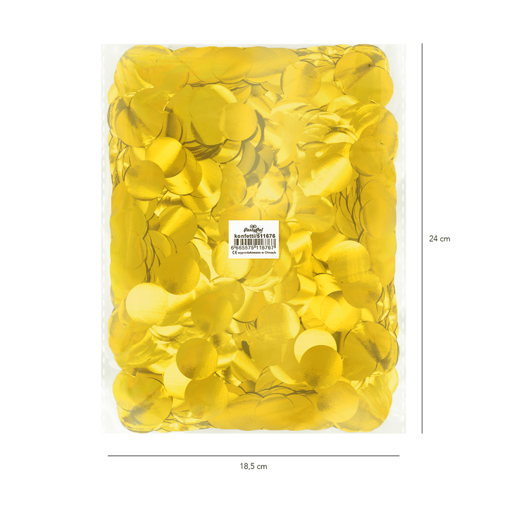 Konfetti 500 g - złote