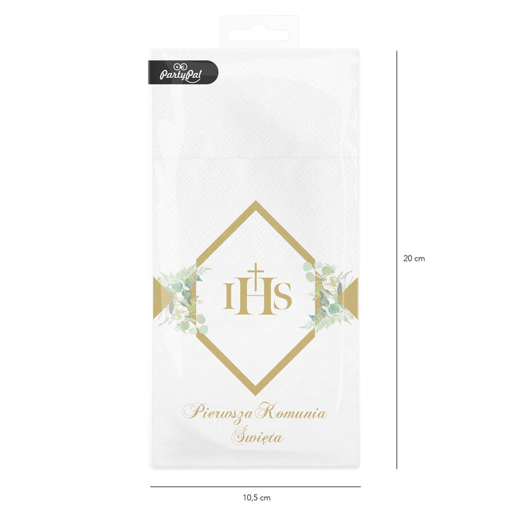 Kieszonki na sztućce IHS Eukaliptus 16szt.