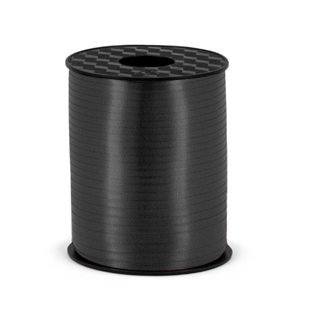 Wstążka plastikowa czarna 458m
