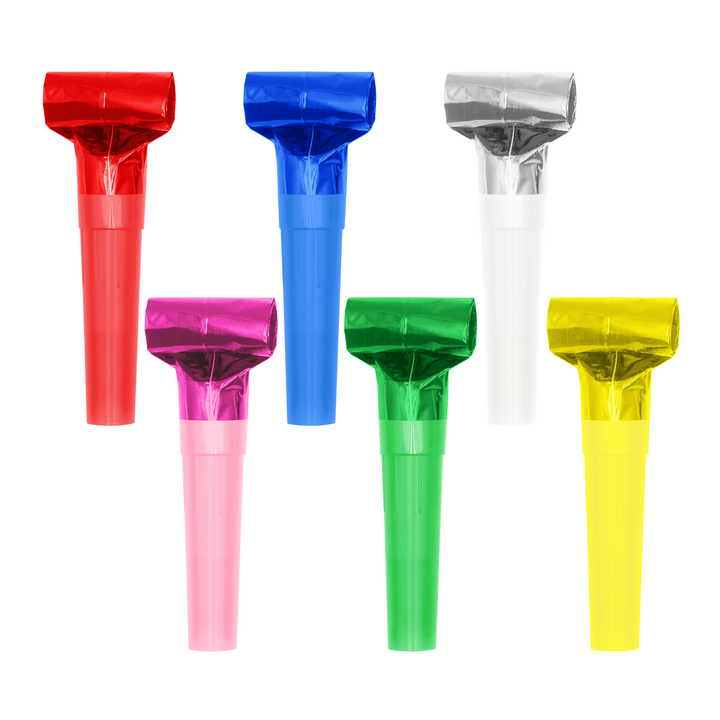 Gwizdki imprezowe kolorowe 50szt.