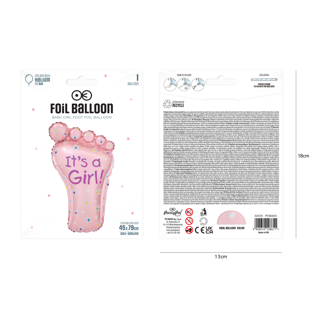Balon foliowy Stópka It&