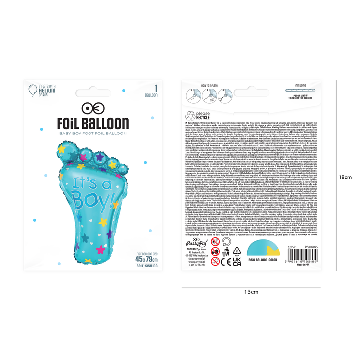 Balon foliowy Stópka It&