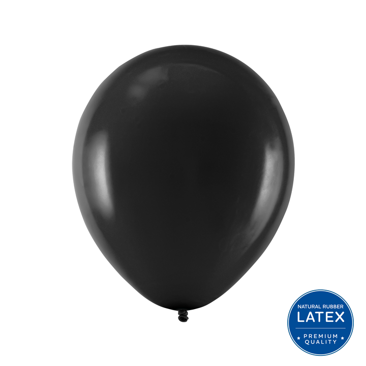 Palloncino biodegradabile nero da 12 pollici, 100 pezzi.
