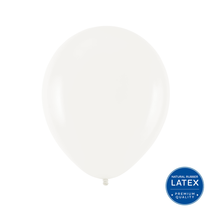 Globo biodegradable blanco de 12 pulgadas, 100 unidades