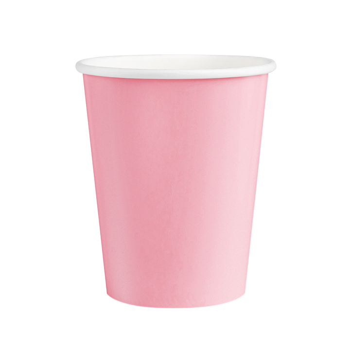 Rosa Becher, 220 ml, 6 Stück
