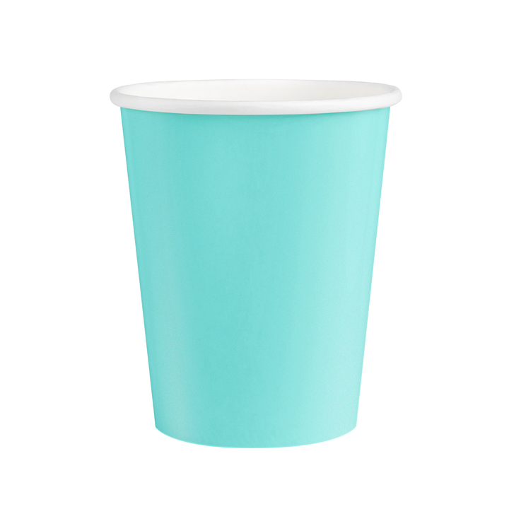 Türkisfarbene Tasse, 220 ml, 6 Stück