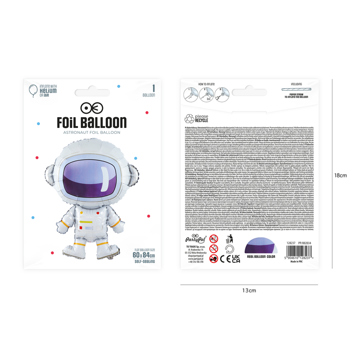 Balon foliowy Astronauta 60x84cm