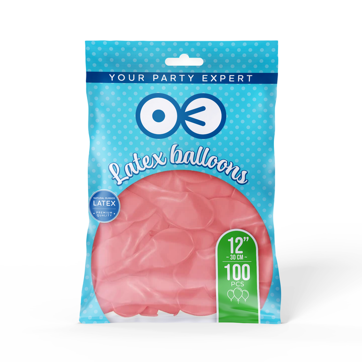 Biodegradable balloon pastel pink 12cali 100pcs