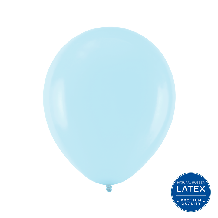 Globo biodegradable azul pastel de 12 pulgadas, 100 unidades