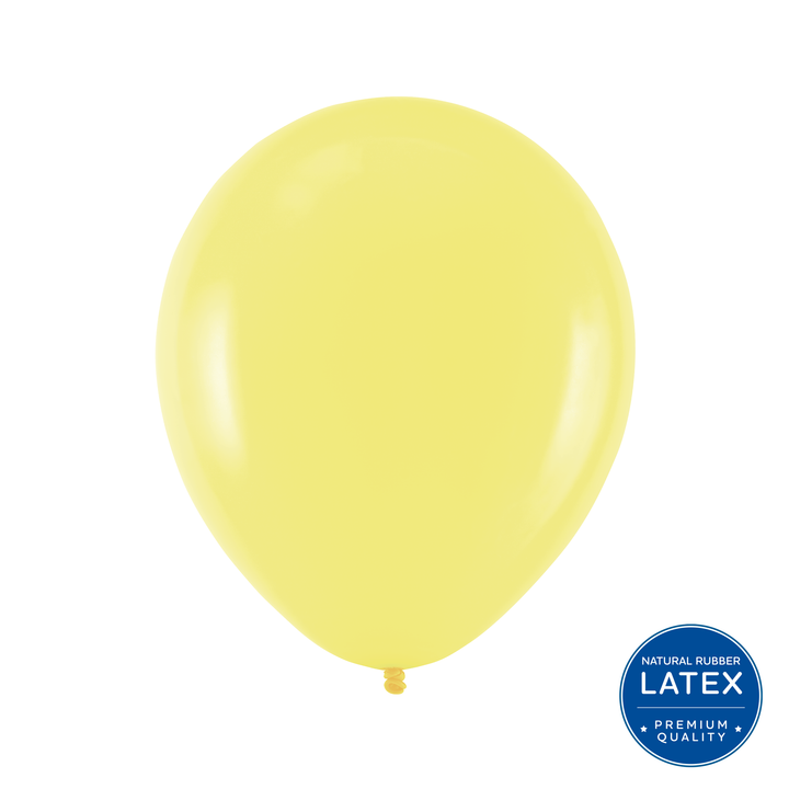 globos Premium amarillo claro, 12 pulgadas, 100 unidades