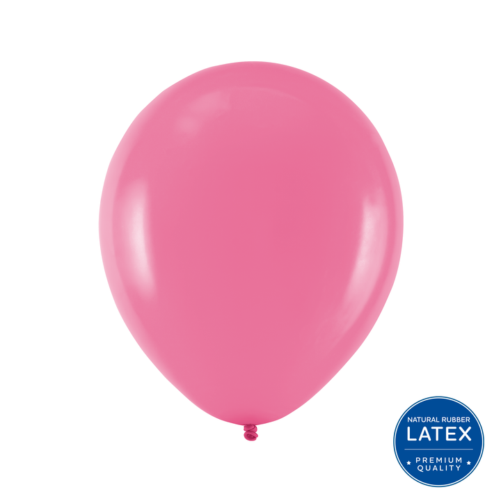 Globo biodegradable fucsia de 12 pulgadas, 100 unidades