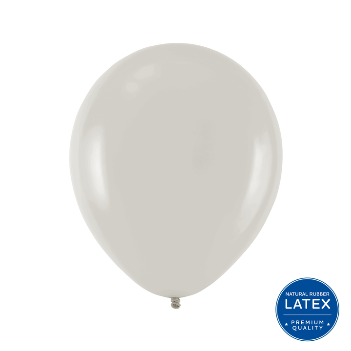 Biologisch abbaubarer Luftballon, grau, 12 Zoll, 100 Stück