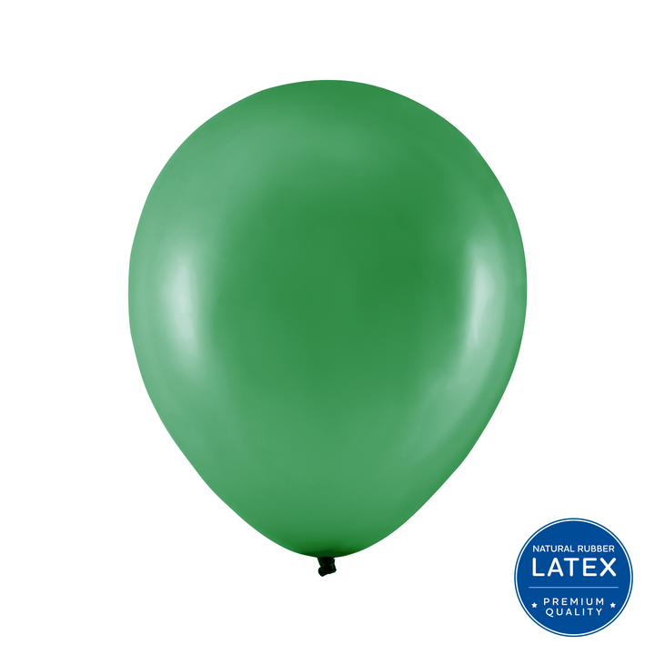 Biologisch abbaubarer Metallic-Ballon, grün, 12 Zoll, 100 Stück