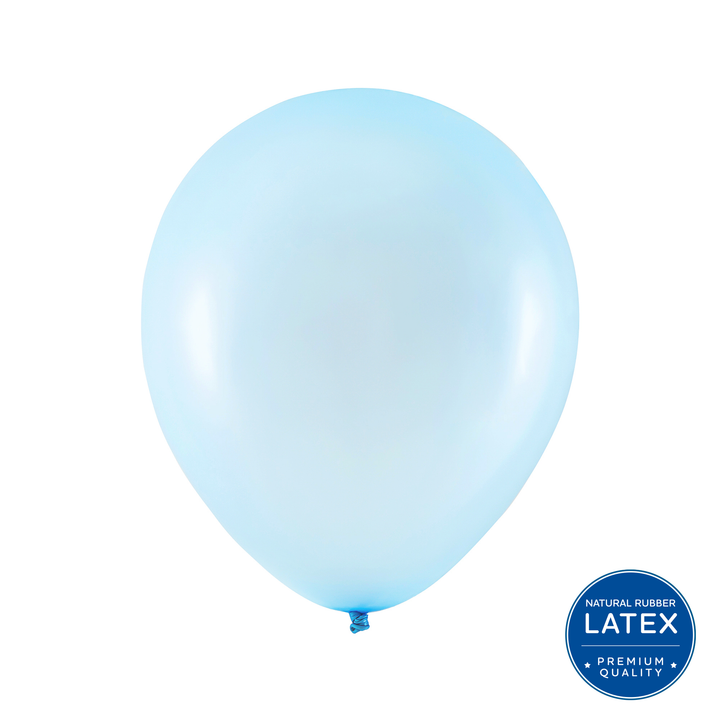 Biodegradable balloon metallic blue 12 inches 100pcs