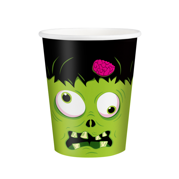 Kubki Halloween Monsters 9cm 6szt.
