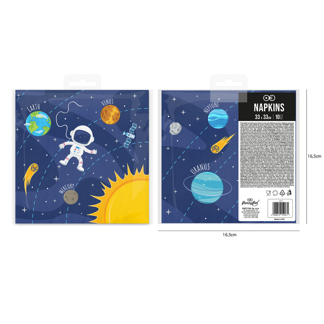 Servietten „Kosmos“, 10 Stück