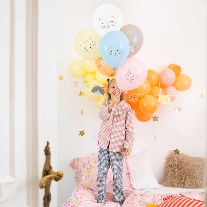 Balony Kotki 12cali 6szt. zestaw