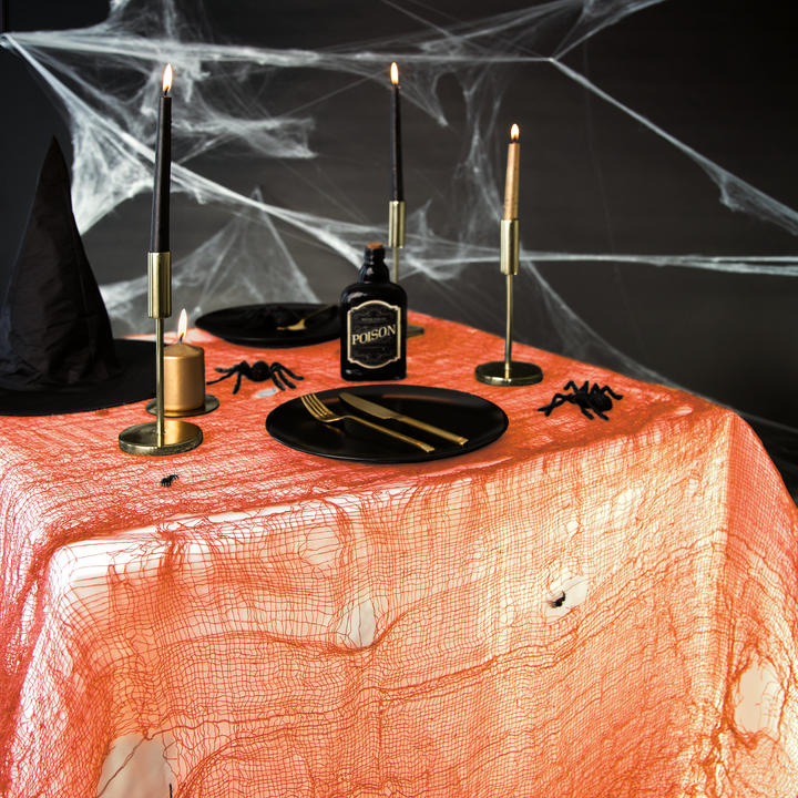 Dekoracja Halloween pomarańczowa 76x300cm