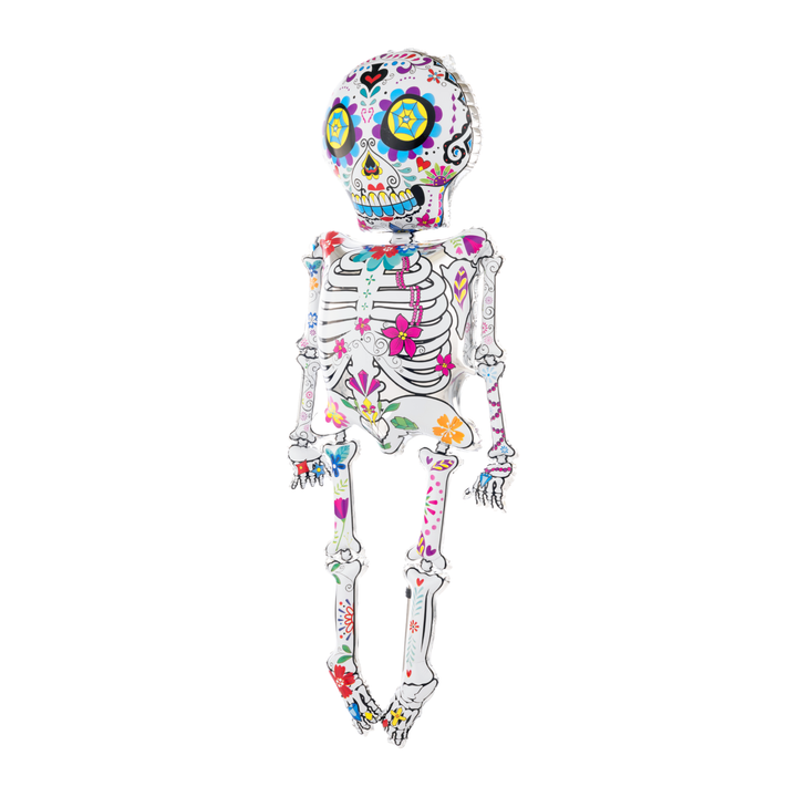 Balon foliowy Szkielet Meksykańskie Halloween 158cm