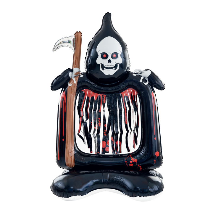 Balon foliowy stojący Śmierć z kosą Halloween 160cm