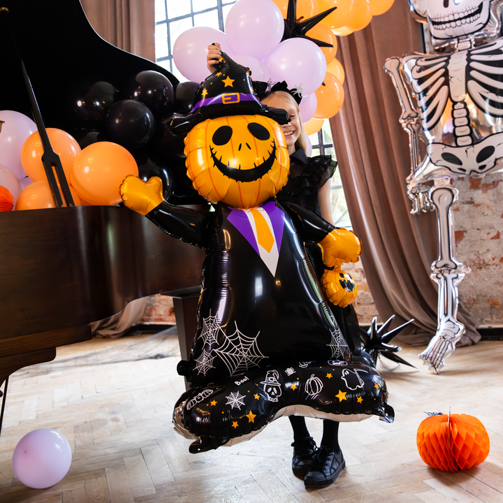 Balon foliowy stojący Pan Dynia Halloween 155cm