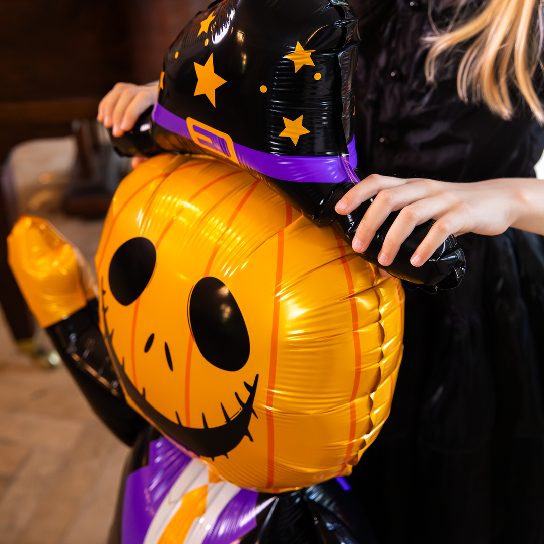 Balon foliowy stojący Pan Dynia Halloween 155cm