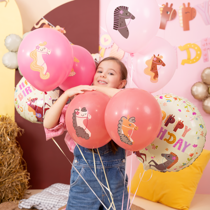 Balony Koniki 12 cali 6 szt. zestaw