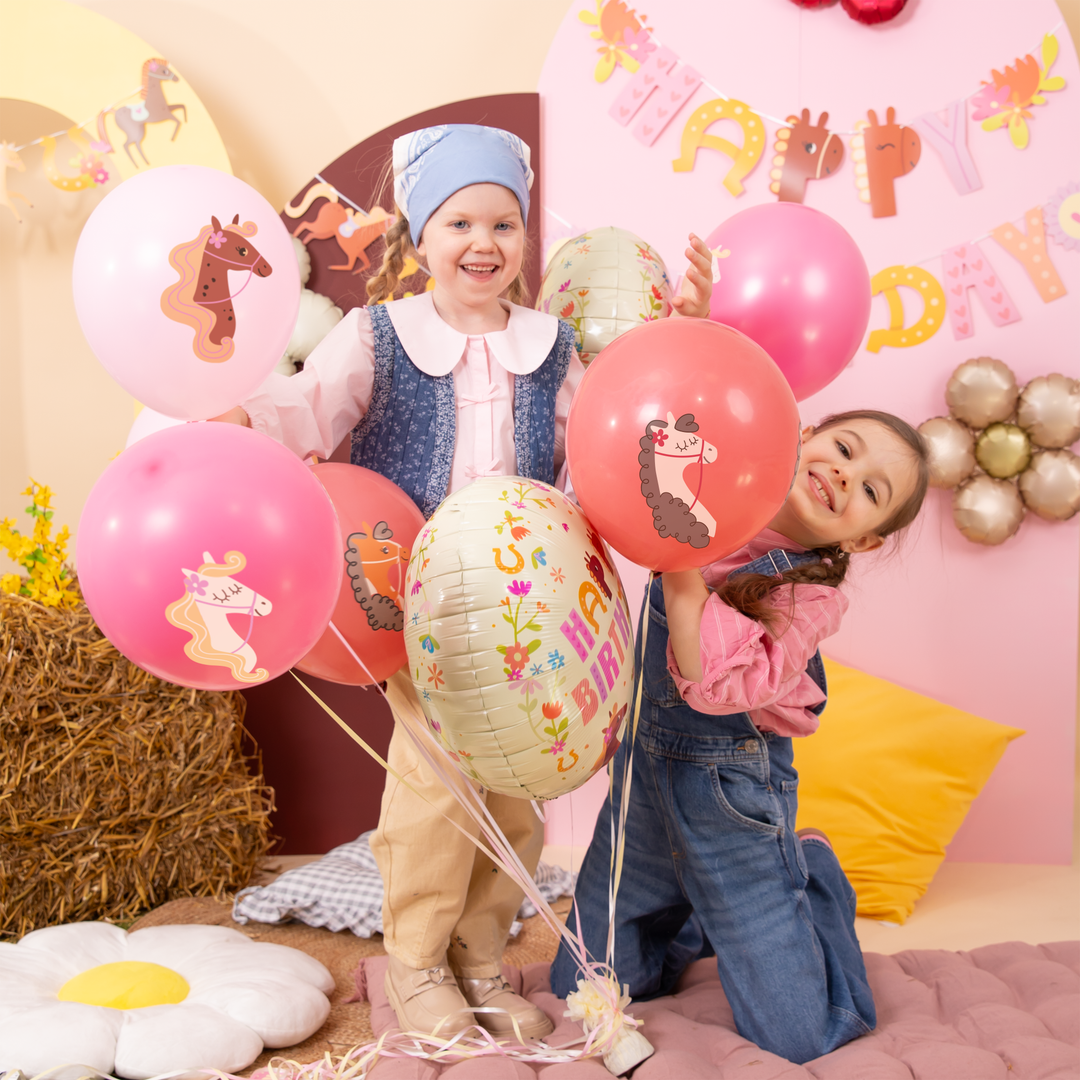 Balony Koniki 12 cali 6 szt. zestaw