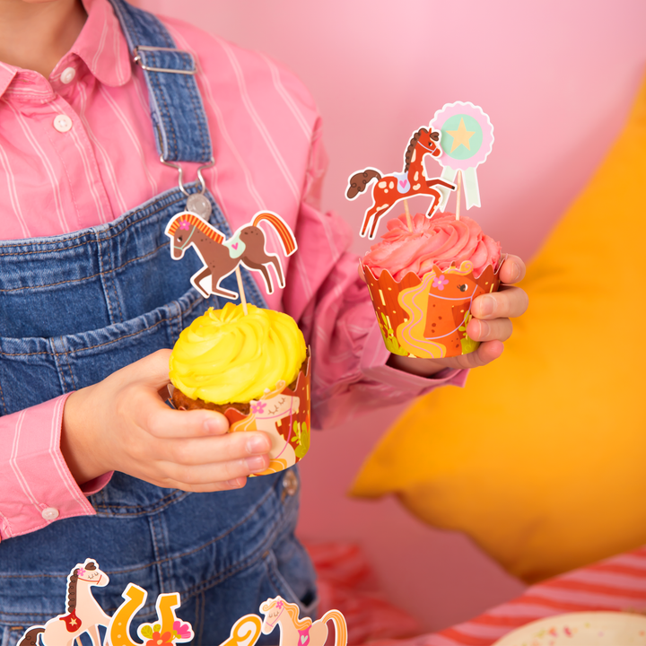 Papilotki do muffinek Koniki 6 szt. zestaw