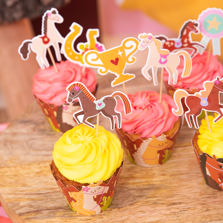 Papilotki do muffinek Koniki 6 szt. zestaw