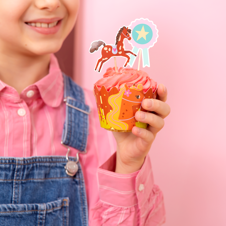 Papilotki do muffinek Koniki 6 szt. zestaw
