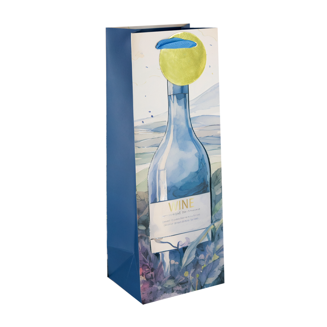 Torebki na wino Butelka 12szt. mix