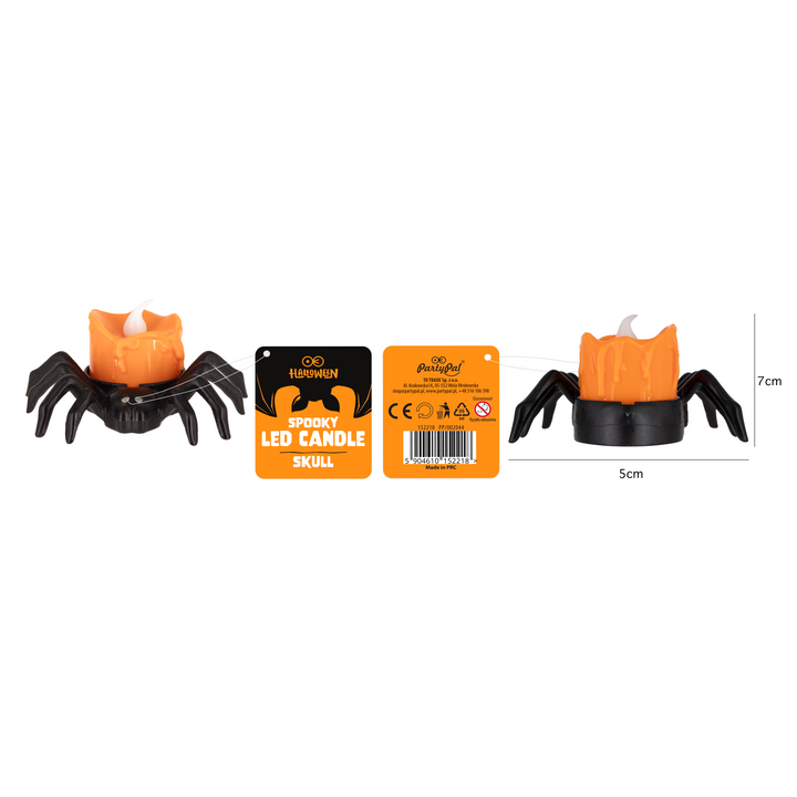 Świeczka Pająk LED Halloween
