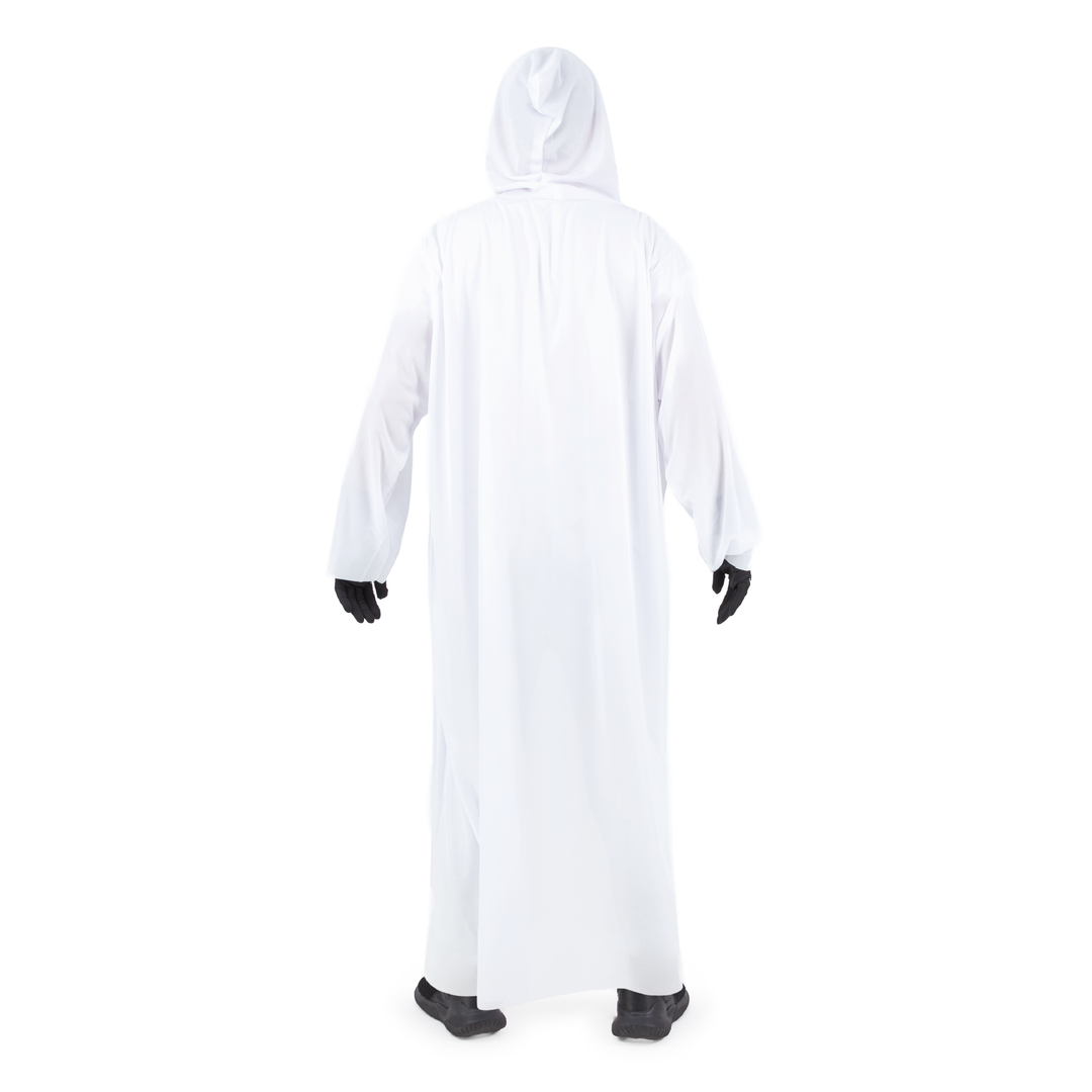 Szata z kapturem biała Duch 140cm