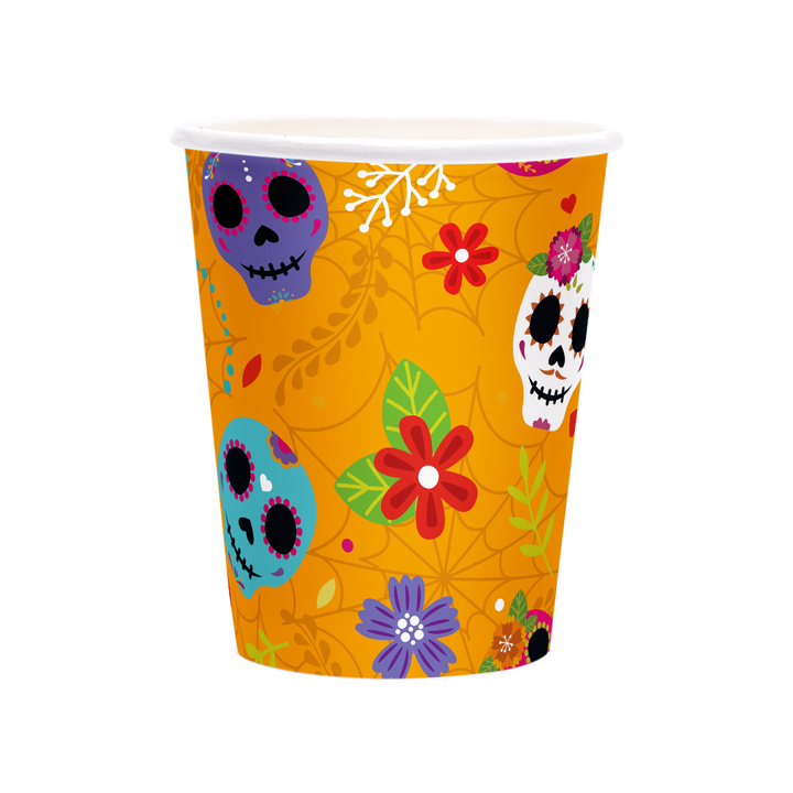 Kubek meksykańskie Halloween 220ml 6szt.