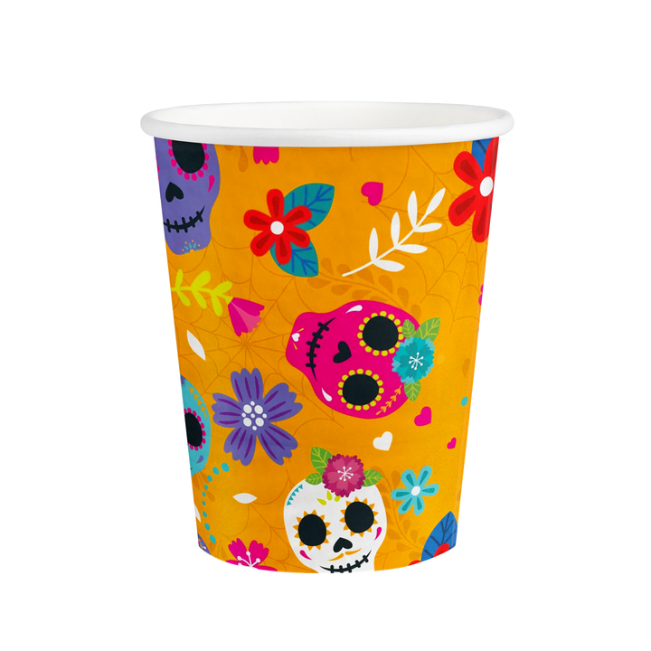 Kubek meksykańskie Halloween 220ml 6szt.