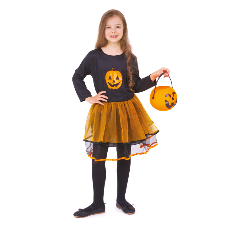 Sukienka Halloween Dynia dla dziewczynki rozmiar M