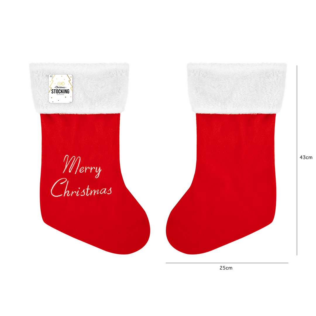 Skarpeta świąteczna na prezenty klasyczna