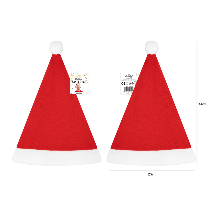 Czapka Mikołaja gładka 50cm