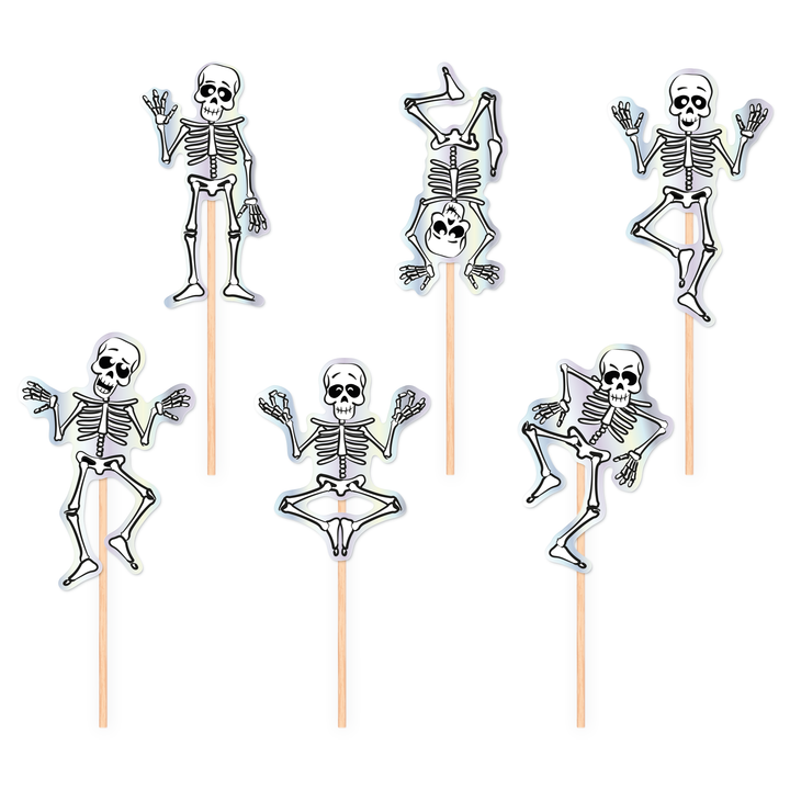 Toppery Halloween Szkielety 6szt. mix