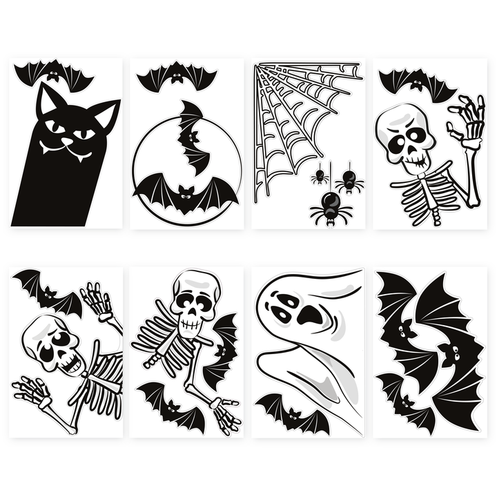 Halloween naklejki  na okno szybę