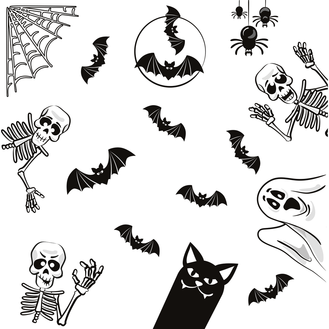 Halloween naklejki  na okno szybę
