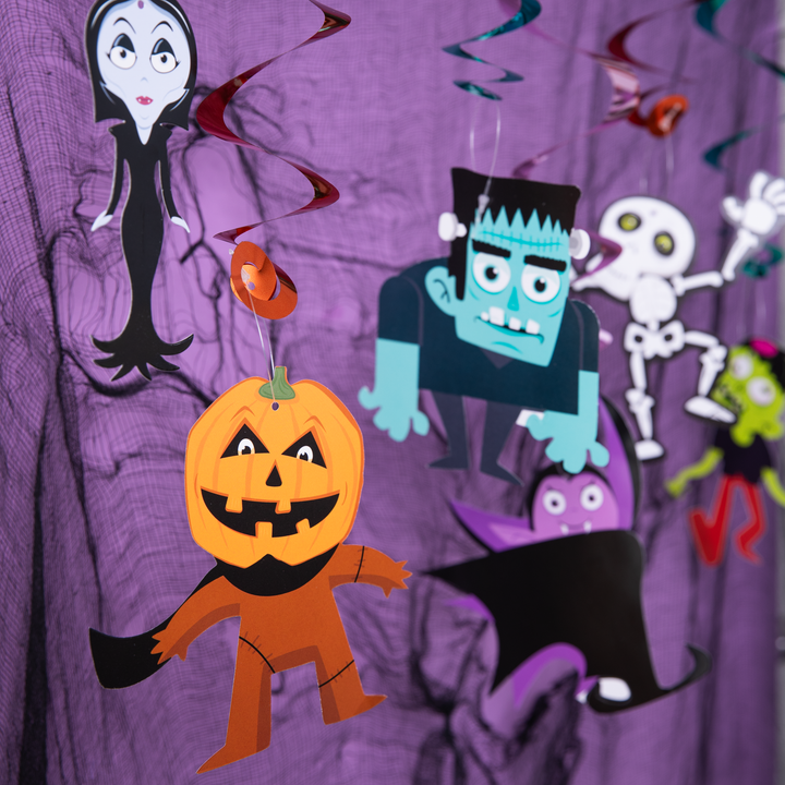 Świderki Halloween Monsters 6szt.