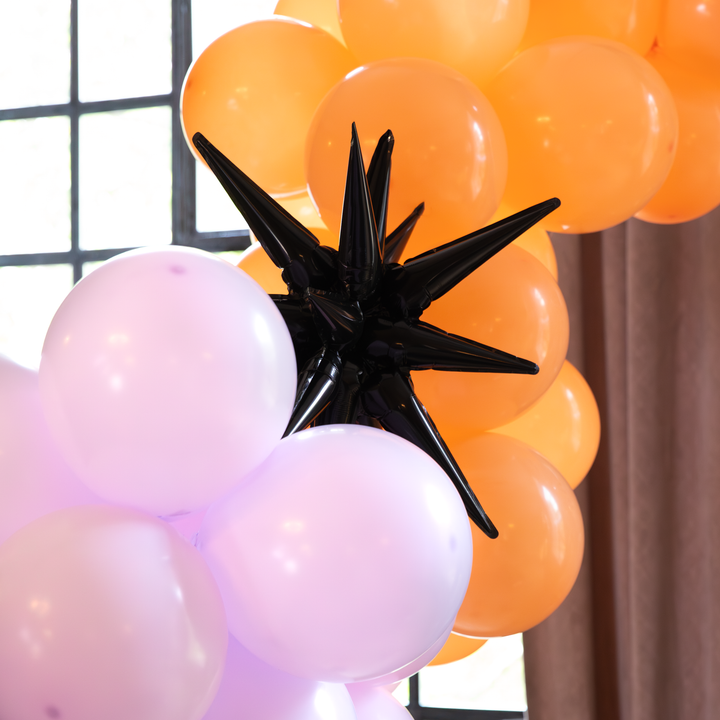Balon foliowy Gwiazda 3D czarny 16cali