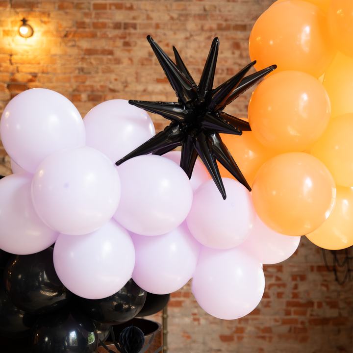 Balon foliowy Gwiazda 3D czarny 16cali