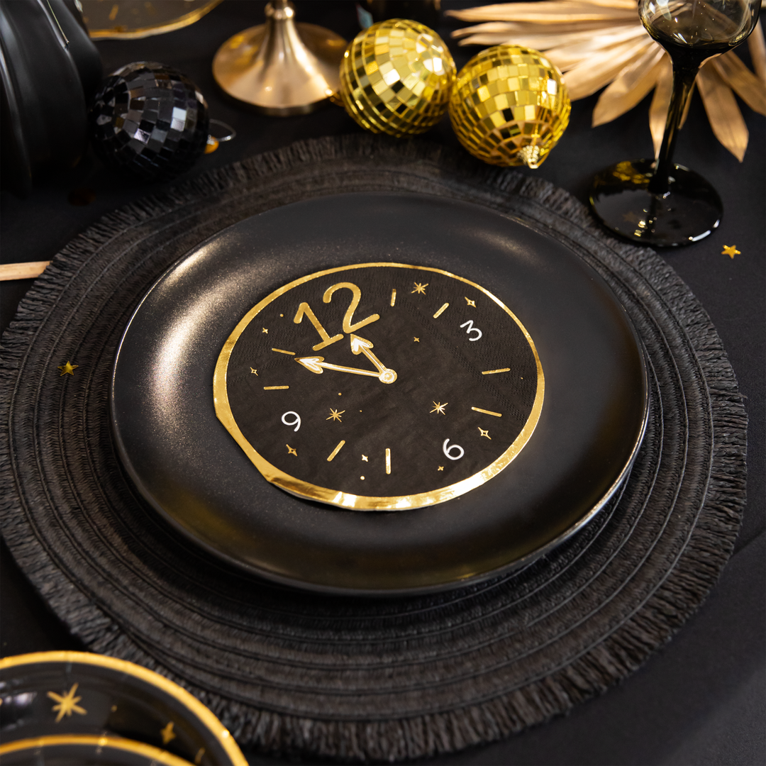 Serwetki Happy New Year Zegar 10szt.